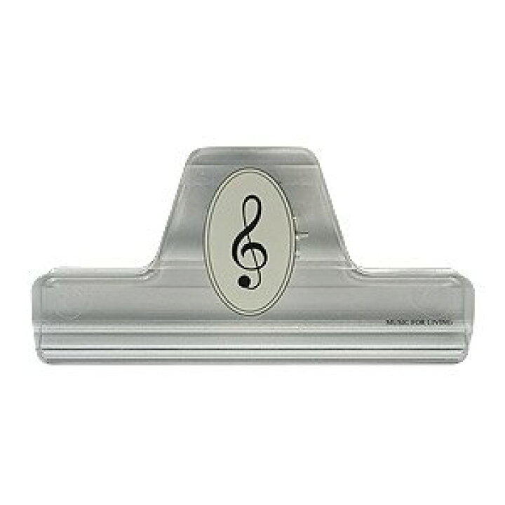 楽天市場 Musicブッククリップ クリア ト音記号 Clw 30 C Gc 音楽雑貨 音手箱
