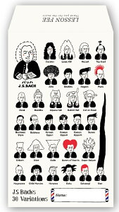 LFE-2505@obn30wAX^C@Classicat @30 Hairstyles of J.S.Bach@ӑ܁@Lesson Fee Envelopei1Zbg5jT~[WbNfUC@蔠