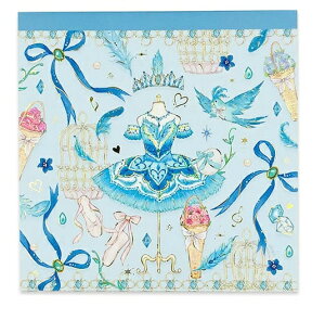 MM-15793 【メモ帳】フロリナ王女と青い鳥 メモパッド Clothes-Pin クローズピン たけいみき メモ帳 かわいい 音手箱