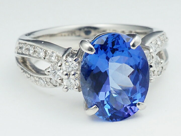 楽天市場】音羽屋□ タンザナイト/3.54ct ダイヤ/0.36ct Pt900  