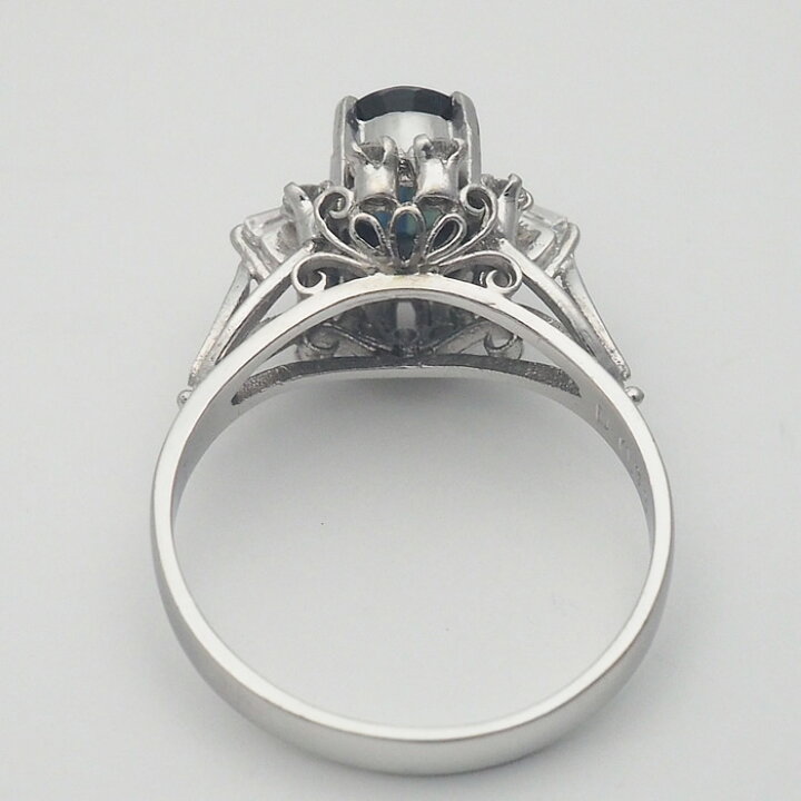 楽天市場】音羽屋□ サファイア/1.34ct ダイヤ/0.33ct Pt900 プラチナ 