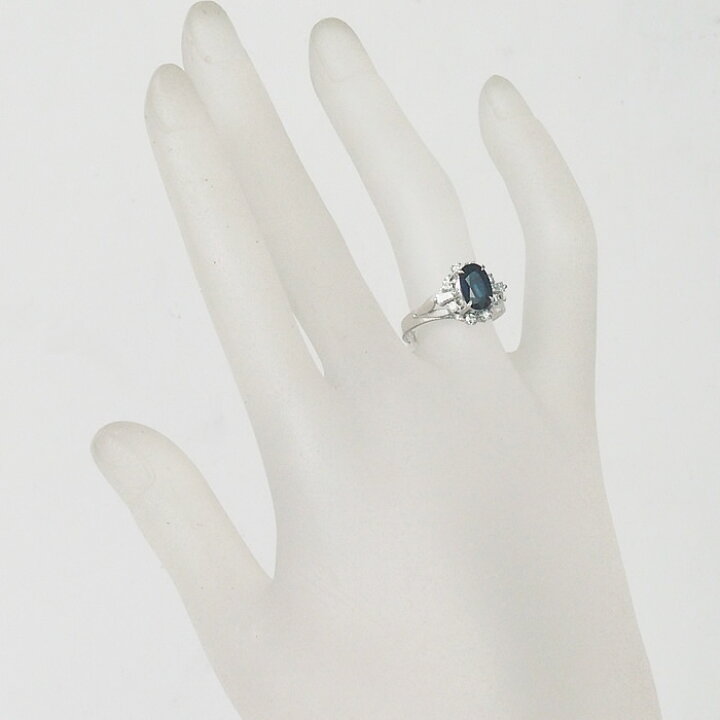 楽天市場】音羽屋□ サファイア/1.34ct ダイヤ/0.33ct Pt900 プラチナ 