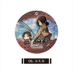 進撃の巨人 レザーコースターキーホルダー 06 ユミル【予約 再販 12月未定 発売予定】