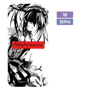 デート・ア・ライブIV 強化ガラスiPhoneケース 12・12Pro共用 時崎狂三 モノトーンVer.【予約 再販 1月下旬 発売予定】