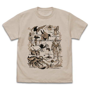 ダンジョン飯 Tシャツ 魔物図鑑 SAND BEIGE-M【予約 再販 1月下旬 発売予定】