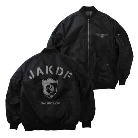 怪獣8号 MA-1ジャケット 第3部隊 BLACK-XL
