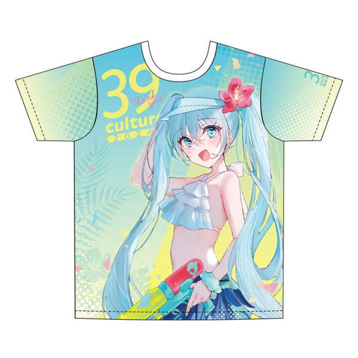 楽天市場】初音ミク 39Culture 2024 FES フルグラフィックTシャツ L 