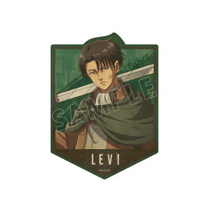 進撃の巨人 ダイカットステッカー 描き下ろし リヴァイ 戦いの後でver.