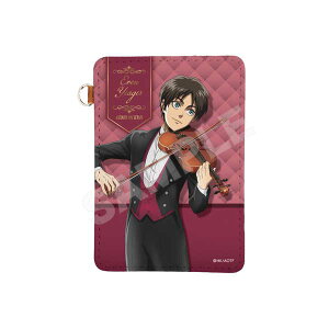 進撃の巨人 レザーパスケース 01 エレン 四重奏ver.【予約 再販 12月未定 発売予定】