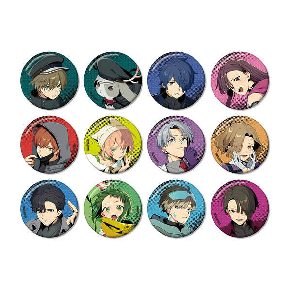 MILGRAM -ミルグラム- トレーディンググリッター缶バッジ 描き下ろし アメコミ風ver. 1BOX【予約 再販 11月中旬 発売予定】
