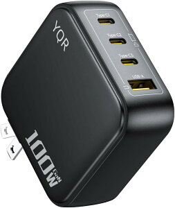 100W PD }[d yʁEɏ^ 4䓯[d type c usb GaNIVZp 4|[g usb c [d ܂肽ݎvO ݊ gтɕ֗