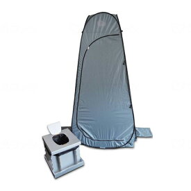 EX.ワンタッチルーム2＆インスタントトイレ メテックス 囲い 簡易トイレテント 災害用テント 着替え用テント アウトドア プライバシー プライベート空間