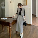 スカートスーツ レディース ベスト スカート セットアップ レディース ベスト ジレ スカートスーツ スカート Aライン 春 秋 レイヤード風 重ね着 ジレ さらりと心地よい 着痩せ シンプル カジュアル 女性らしい きれいめ お洒落 オフィス フォーマル 通勤 OL