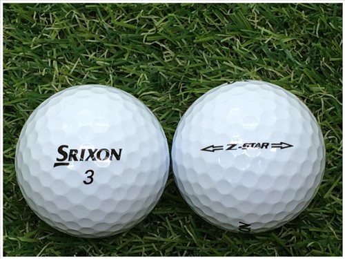 スリクソン Z-STAR 2015年モデル 舗 ホワイト 中古 激安挑戦中 ロストボール SRIXON 1球バラ売り ゴルフボール Ｂ級