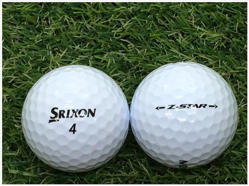 スリクソン Z-STAR オーバーのアイテム取扱☆ 2017年モデル ホワイト 中古 Ｃ級 ゴルフボール 賜物 ロストボール SRIXON 1球バラ売り