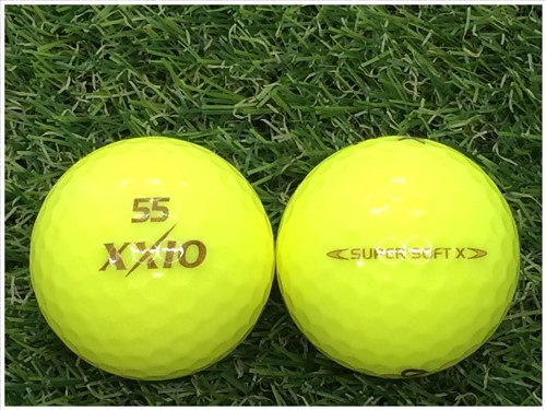 ゼクシオ SUPER SOFT X 2017年モデル 大規模セール プレミアムパッション イエロー ゴルフボール Ａ級マーカー 商舗 XXIO 中古 1球バラ売り ロストボール
