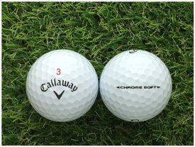 キャロウェイ Callaway CHROME・SOFT 2018年モデル ホワイト C級 ロストボール ゴルフボール 【中古】 1球バラ売り