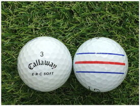 キャロウェイ Callaway E・R・C SOFT 2019年モデル トリプルトラック ホワイト C級 ロストボール ゴルフボール 【中古】 1球バラ売り
