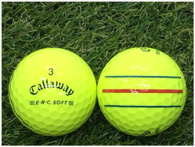 キャロウェイ Callaway E・R・C SOFT 2021年モデル トリプルトラック イエロー C級 ロストボール ゴルフボール 【中古】 1球バラ売り