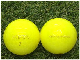 キャスコ KASCO KIRA DIAMOND 2020年モデル イエロー S級 ロストボール ゴルフボール 【中古】 1球バラ売り