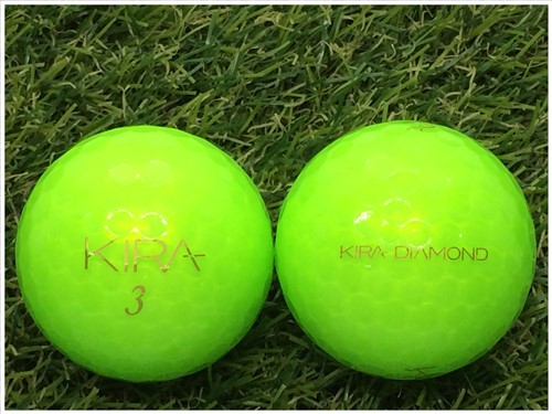 キャスコ KIRA DIAMOND 2020年モデル グリーン 中古 セール特価 ロストボール C級 高い素材 KASCO ゴルフボール 1球バラ売り