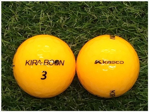 キャスコ KASCO KIRA BOON 2018年モデル オレンジ Ｍ級 ロストボール ゴルフボール  1球バラ売り