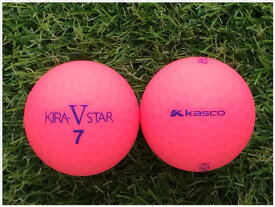キャスコ KASCO KIRA STAR V 2017年モデル マットカラーピンク S級 ロストボール ゴルフボール 【中古】 1球バラ売り