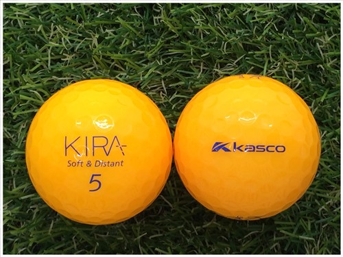 お歳暮 キャスコ KIRA １着でも送料無料 Soft Distant 2012年モデル オレンジ ロストボール 1球バラ売り 中古 KASCO ゴルフボール Ａ級マーカー