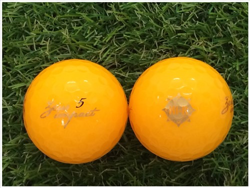 キャスコ ゼウスインパクト 女子 高反発 非公認球 購入 2019年モデル オレンジ KASCO 1球バラ売り 限定モデル ロストボール 中古 ゴルフボール Ｂ級