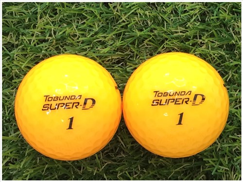 TOBUNDA トブンダ SUPER-D 2016年モデル オレンジイエロー ロストボール 中古 Ａ級マーカー 人気の製品 1球バラ売り ゴルフボール 人気