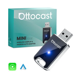 �I�b�g�L���X�g�y�����X�zOttocast �~�j MINI CarPlay Android Auto ���C�����XUSB�J�[�A�_�v�^�[ 2025�V�^ �A���h���C�h�I�[�g���J�[�v���C�������ڑ� CarPlay/Android Auto���ڎԓK�� �J���^���ڑ� �y�Z�K
