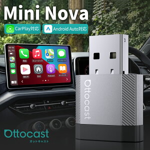�I�b�g�L���X�g�y�����X�z�~�j Ottocast mini nova 2026�V�^�~�j CarPlay Android Auto �A�_�v�^�[ ���C�����X �J�[�v���C �A���h���C�h�I�[�g �������ڑ�adapter �����ڑ� �����L��CarPlay/Android Auto���ڎԓK