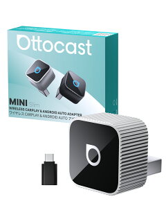 P10yN[|p10%OFFzIbgLXg~j MINI Slim Ottocast V^~jCarPlay Android Auto CXUSBJ[A_v^[ 2025ŐVAhChI[gJ[vCڑadapter LCarP