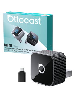 yXzIbgLXg~j MINI Slim Ottocast V^~jCarPlay Android Auto CXUSBJ[A_v^[ 2025ŐVAhChI[gJ[vCڑadapter LCarPlay/Android Autoڎ