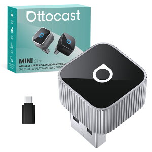 �y�����X�z�I�b�g�L���X�g �~�j MINI Slim Ottocast �V�^�~�j CarPlay Android Auto ���C�����XUSB�J�[�A�_�v�^�[ 2025�ŐV�A���h���C�h�I�[�g���J�[�v���C�������ڑ�adapter �����L��CarPlay/Android Auto���ڎ�