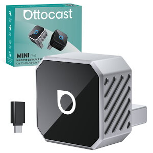 �y�����X�z�I�b�g�L���X�g �~�j MINI Slim Ottocast �V�^�~�j CarPlay Android Auto ���C�����XUSB�J�[�A�_�v�^�[ 2025�ŐV�A���h���C�h�I�[�g���J�[�v���C�������ڑ�adapter �����L��CarPlay/Android Auto���ڎ�