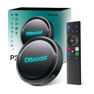 �y�����X�z�I�b�g�L���X�g P3pro Ottocast P3P �l�COttoAibox P3 Pro �yYouTube/Netflix���掋���\�z AI Box �A�v�����R�Ƀ_�E�����[�h HDMI?�o�͒[�q���� ���C�����XCarPlay/Android Auto�Ή�