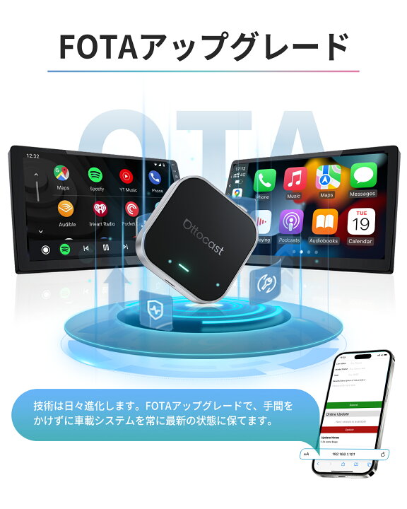 楽天市場】【公式店】Ottocast E2 オットキャスト OttoAiBox E2 2025 