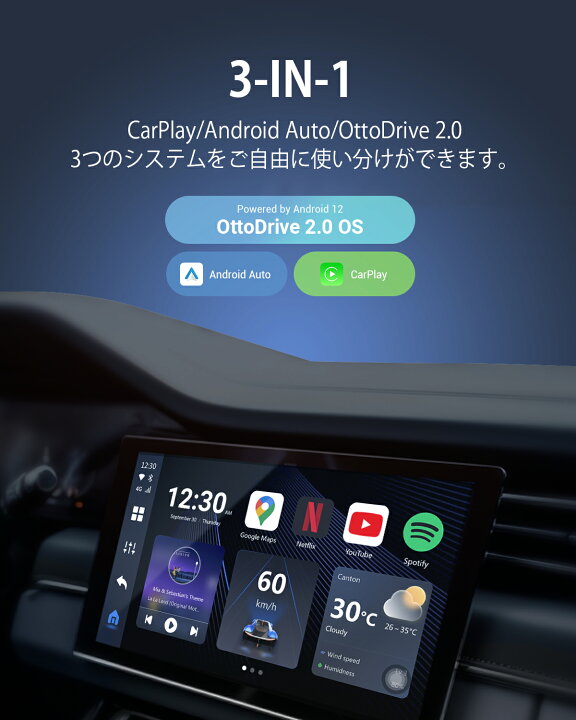 楽天市場】【公式】オットキャスト OttoAibox P3 Lite 4GBメモリ/64GB 