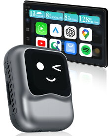 【期間限定★特価 7/17まで】【オットキャスト公式店　2025最新型OttoAibox Nano】Android13搭載 カープレイAIボックス Chat-GPT音声アシスタント 車内でYouTube Netflix Disney+等の動画視聴　CarPlayワイヤレス化　Android Auto無線接続アダプター
