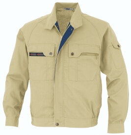 OK:30202 kansai uniform UVクール長袖ブルゾン作業服 作業着 ユニフォーム 通気 帯電防止 セットアップ ワークウェア