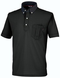 OK:00573 kansai uniform半袖ポロシャツ作業服 作業着 ユニフォーム 吸汗速乾 男女兼用
