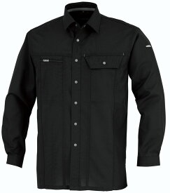 OK:70034 kansai uniform長袖シャツ 作業服 作業着 長袖シャツ ユニフォーム ストレッチ セットアップ ワークウェア