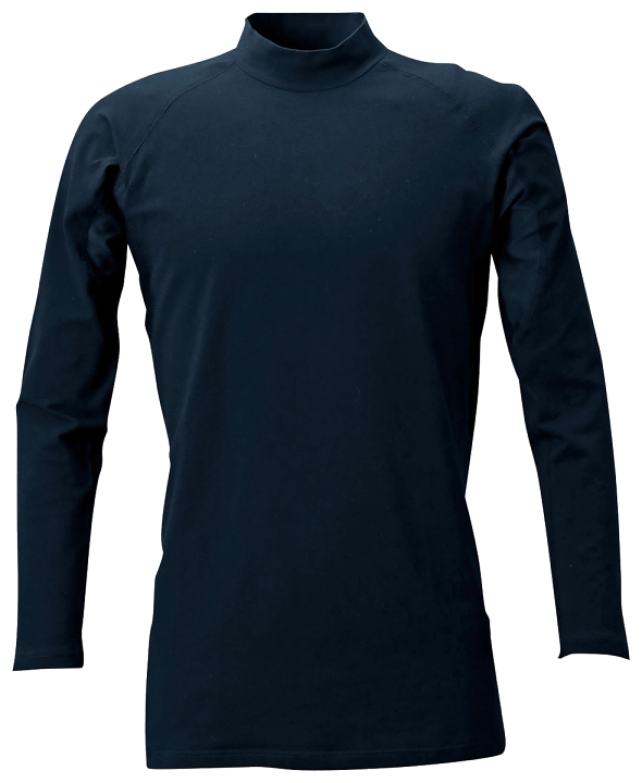 新品未使用 MARK&LONA モックネックシャツ コードコレクション 接触冷感 接触冷感7分袖モックネックカットソー M-L 【メール便対応可