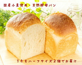 食パン1斤　北海道小麦　国産小麦　無添加　ホシノ酵母　天然酵母　天然酵母食パン　食パン　食事パン　もちもち　しっとり　冷凍　ギフト　贈り物　パンセット