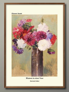 Ԃ̍V[Y IWii Blumen in einer Vase Reinhold A3 TCY |X^[ A[g  G CeA k CXg }bg  A[gpl z t[ fUC Ǌ| M