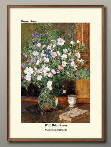 花の香りシリーズ オリジナル商品 Anna Munthe-Norstedt A3 サイズ ポスター アート おしゃれ 絵画 インテリア 北欧 イラスト マット紙 艶消し アートパネル 額 フレーム デザイン 壁掛け ギフト 新