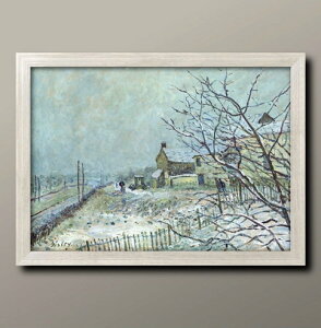 Atbh VX[ First Snow at Veneux-Nadon A3 TCY |X^[ A[g  G CeA k CXg }bg  A[gpl z t[ fUC Ǌ| Mtg Vzj 