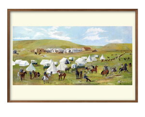 ���{�� �`���[���Y �}���I�� ���b�Z�� Cowboy Camp During the Roundup A3 �T�C�Y �|�X�^�[ �A�[�g ������� �G�� �C���e���A �k�� �C���X�g �}�b�g�� ������ �A�[�g�p�l�� �z �t���[�� �f�U�C�� �Ǌ|��