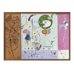 ワシリー カンディンスキー Parties diverses A3 サイズ ポスター アート おしゃれ 絵画 インテリア 北欧 イラスト マット紙 艶消し アートパネル 額 フレーム デザイン 壁掛け ギフト 新築祝い デ